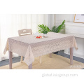 Hotel Beautiful Table Cloth Home Beautiful Printed Lace Tablecloth PVC Table Cloth Manufactory